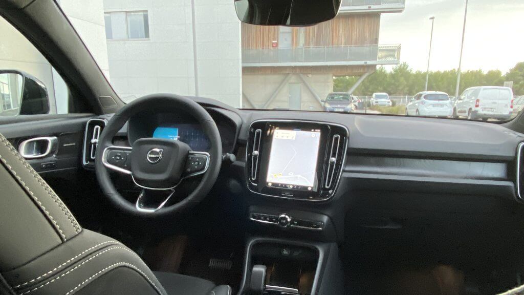 Vue intérieure du Volvo C40