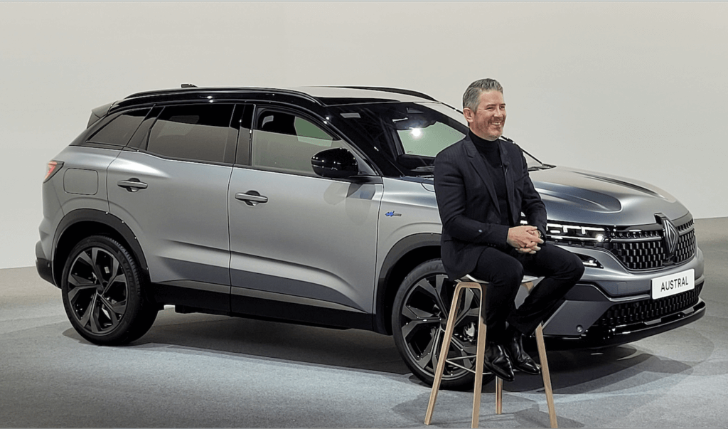 Gilles Vidal, chief designer of the Renault Austral.