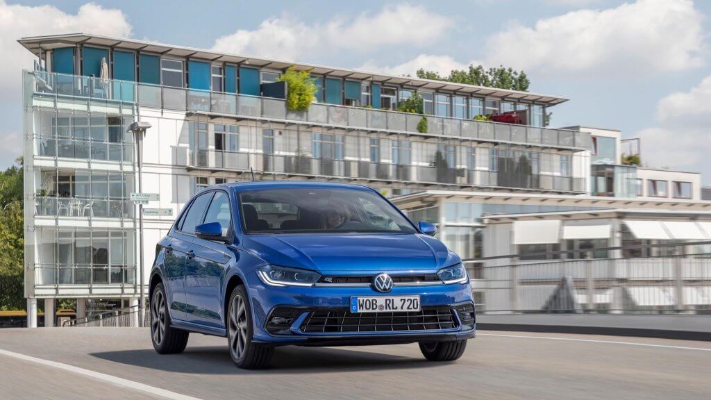 Volkswagen Polo nouvelle génération bleu