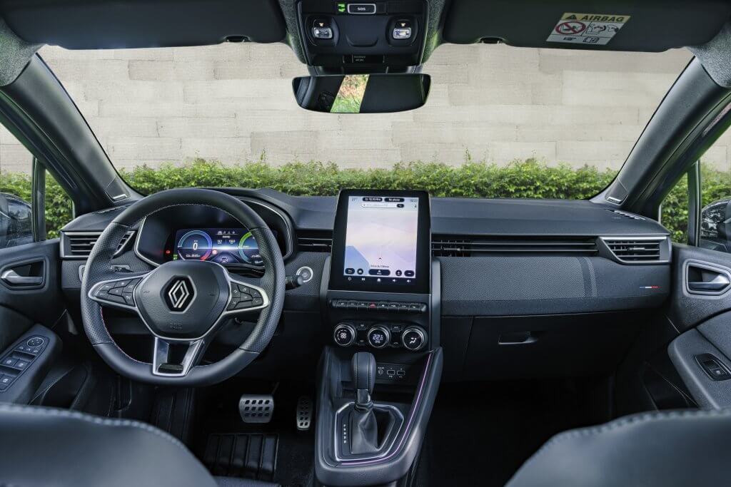 Planche de bord de la renault clio