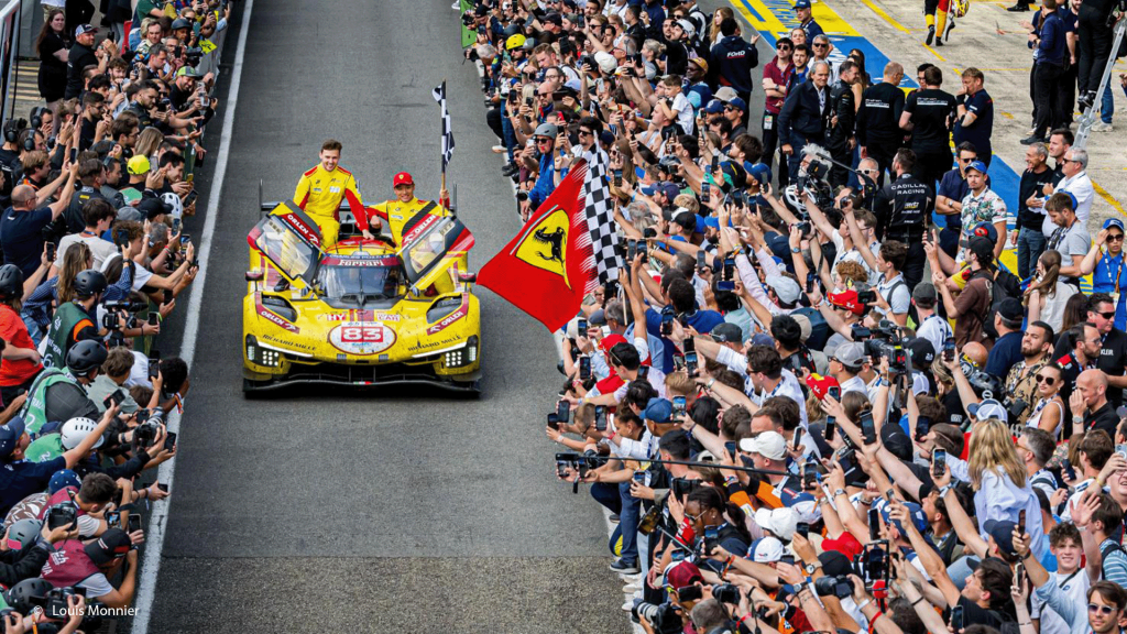 Ferrari victorieux des 24h du Mans.