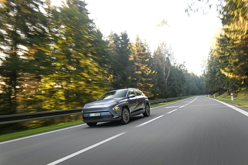 Hyundai Kona en conduite dynamique