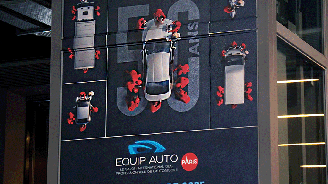 Affiche salon Equip Auto de Paris