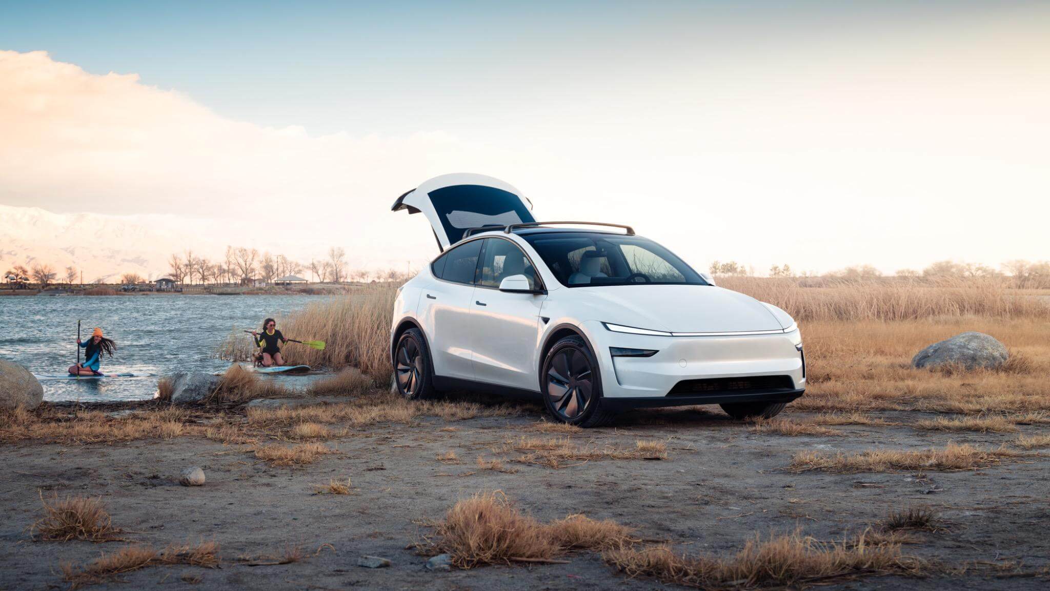 Tesla Model Y blanc