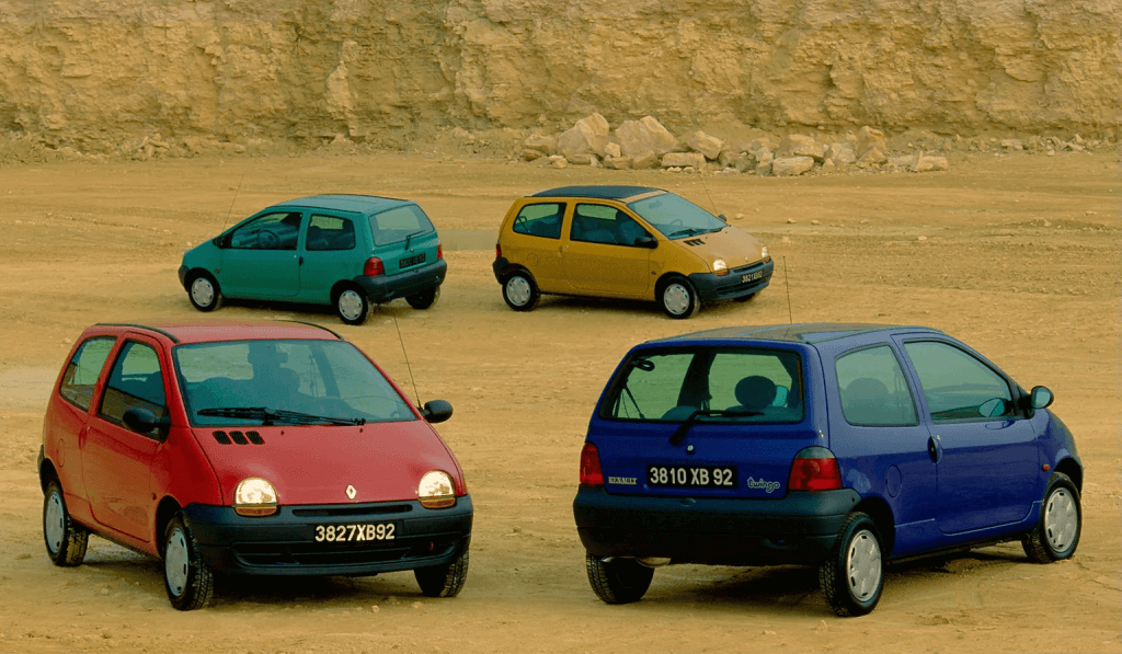 La Twingo à sa sortie en 1992.