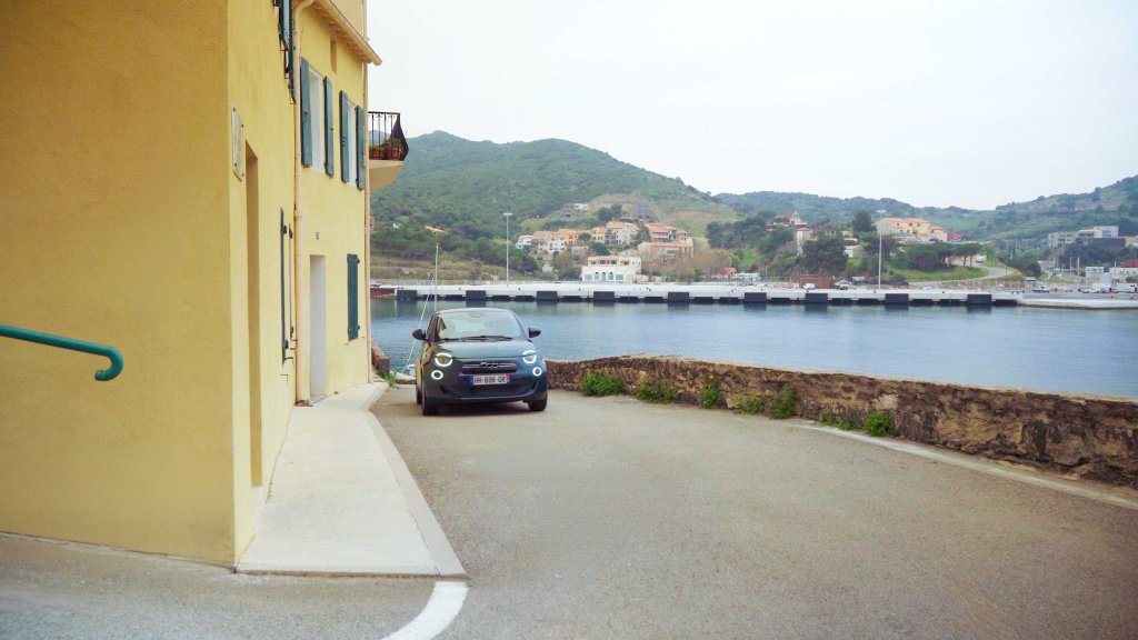 Fiat 500 Hybrid en roulage