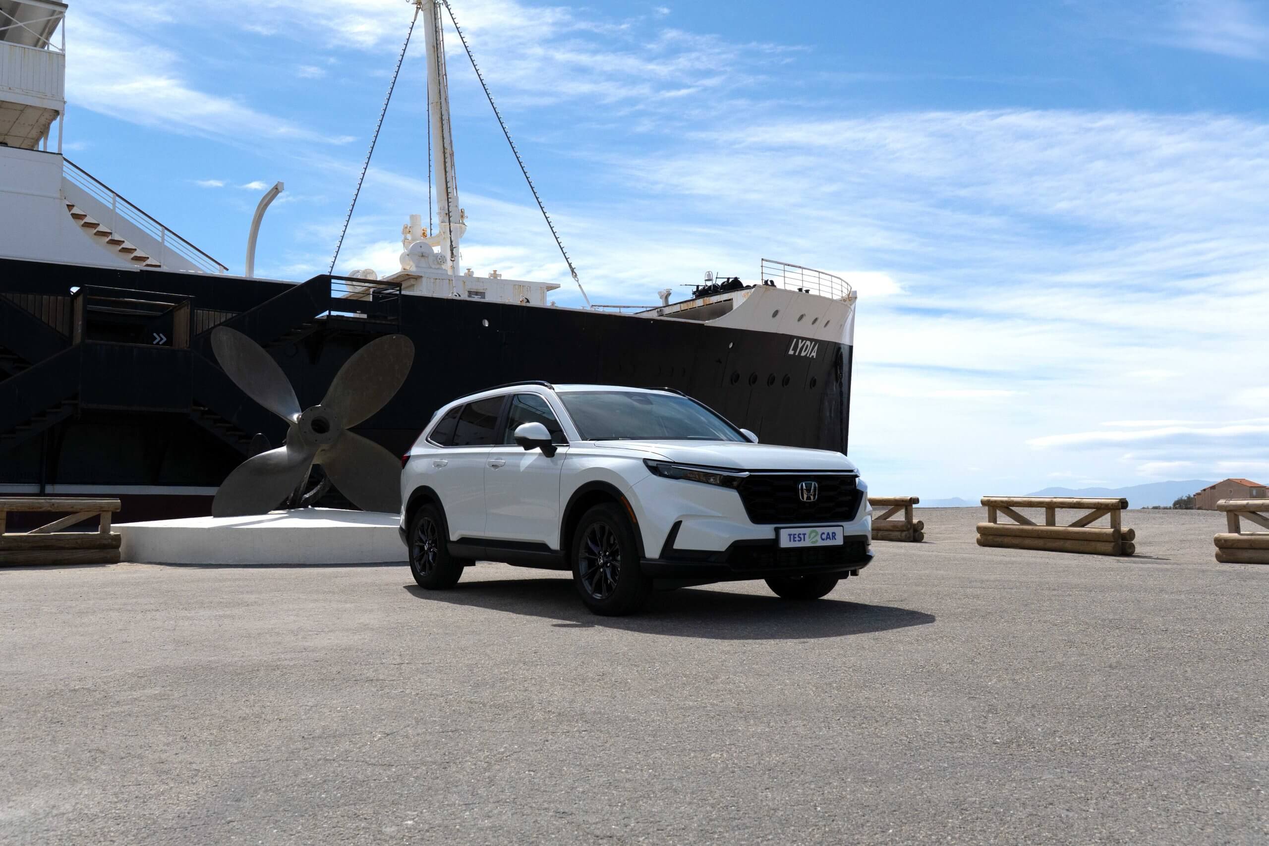 Honda CR-V de 3/4 avant