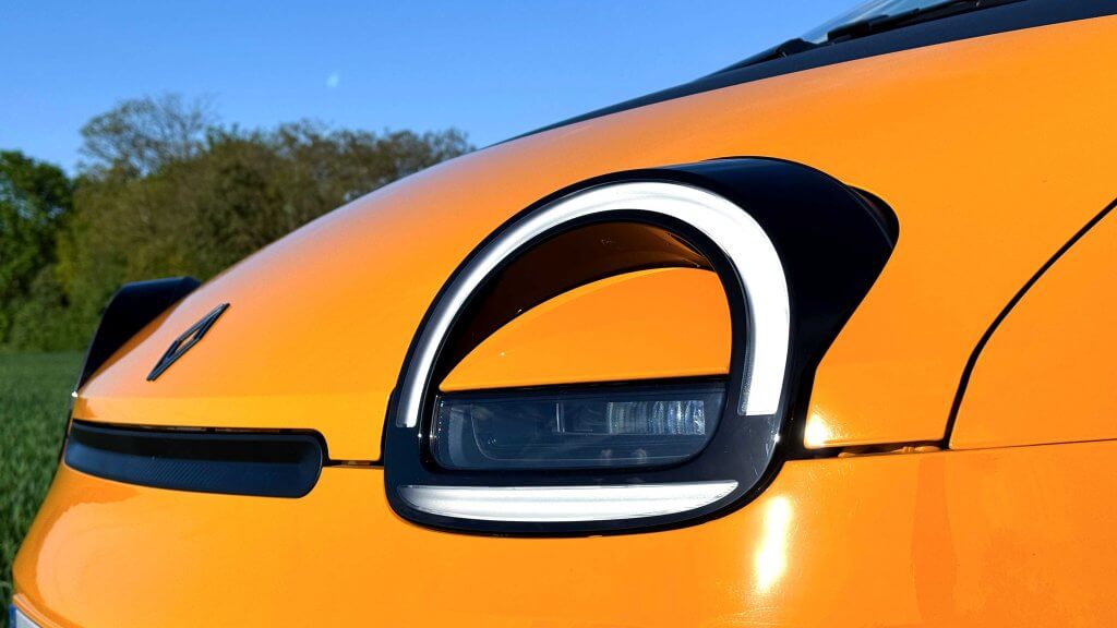Twingo électrique optiques avant