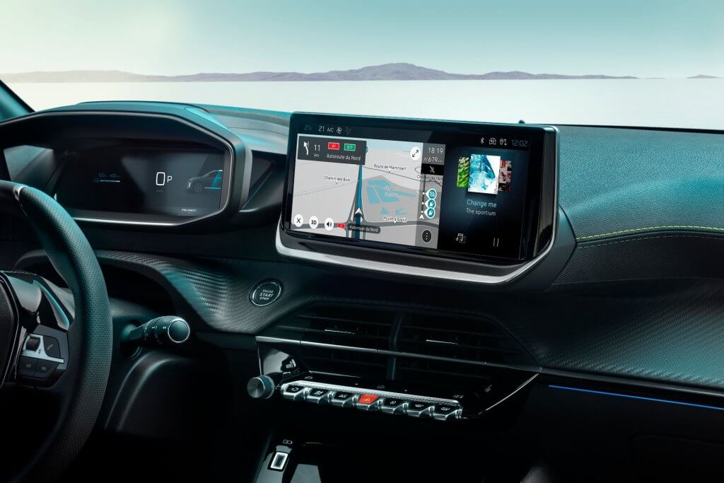 Planche de bord Peugeot 208