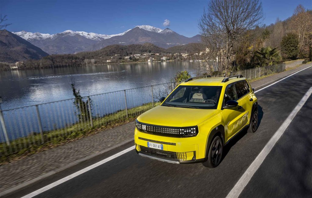 Fiat Grande Panda jaune Limone
