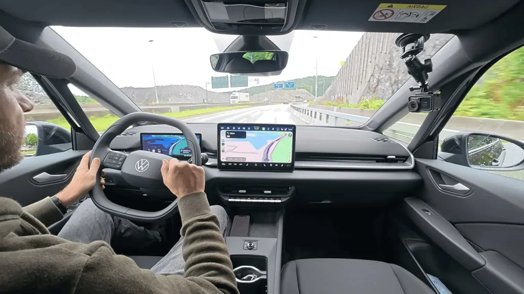 Nouvelle ID.3 Neo sur un trajet autoroutier