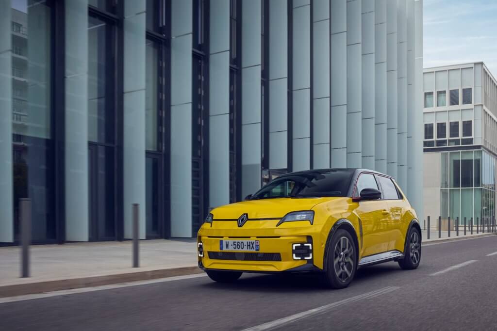 Renault 5 E-Tech 3/4 avant