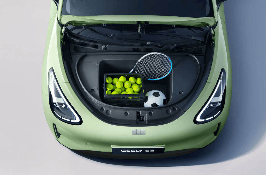 Coffre avant Geely E2