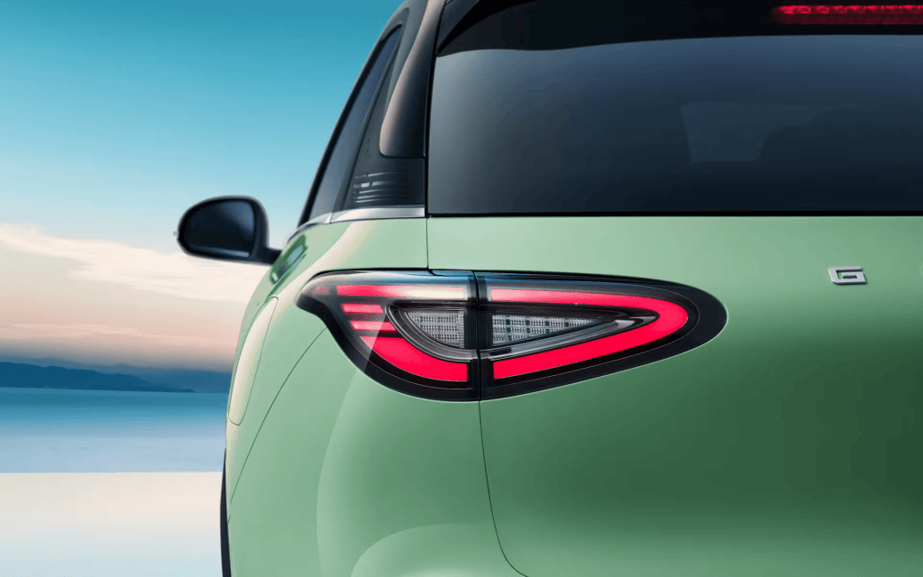 Geely E2 arrière gauche