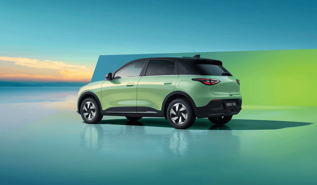 Geely E2 arrière gauche