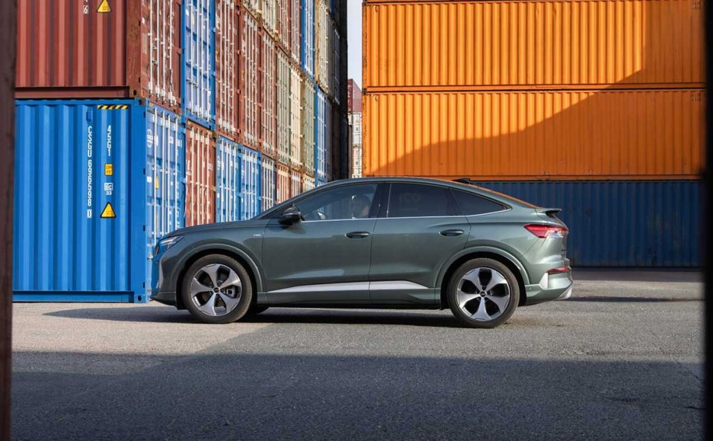 Audi Q4 e-tron de profil
