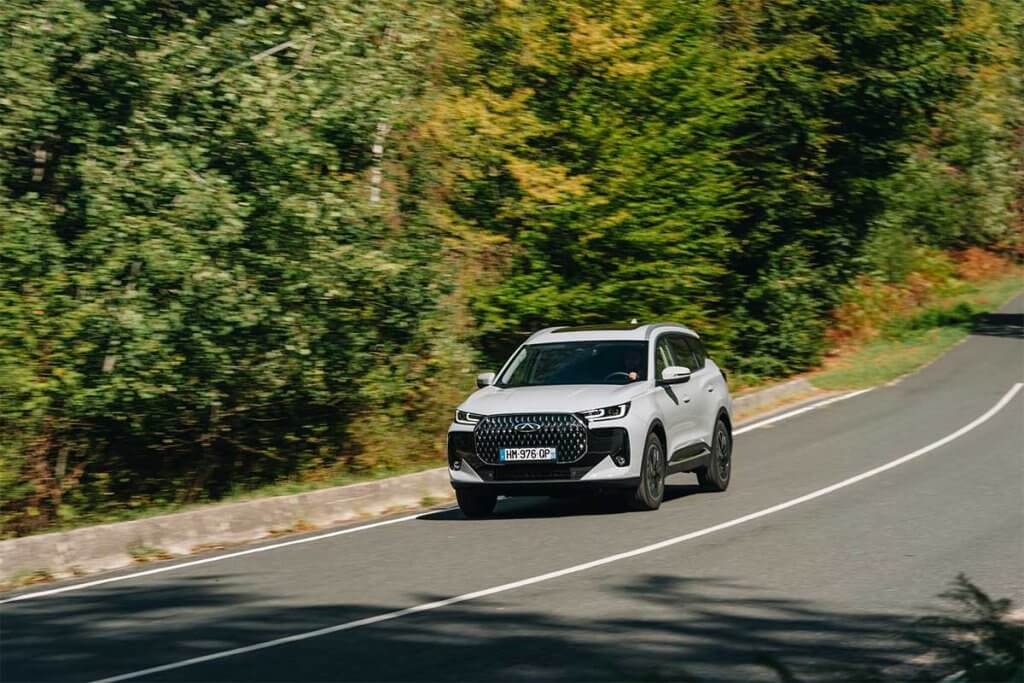 Chery Tiggo 7 sur route