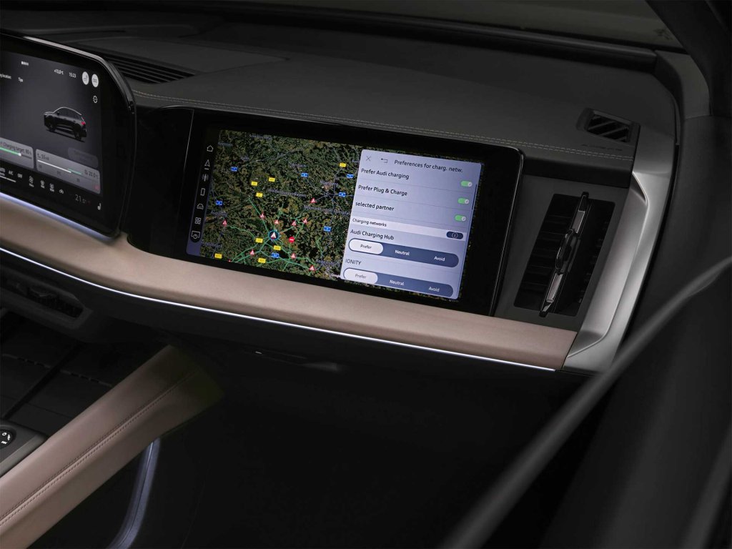 écran passager Audi Q4 e-tron