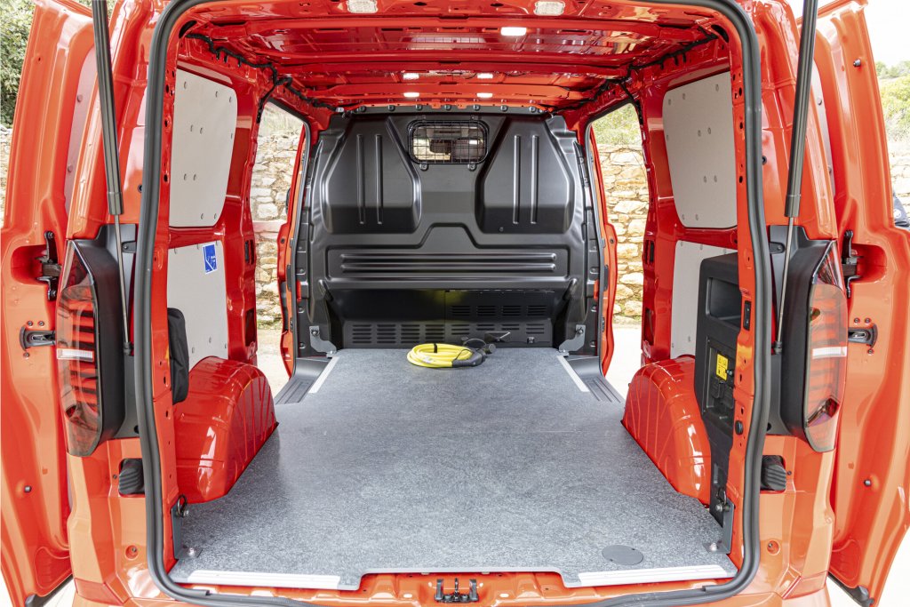 Espace intérieur de chargement Volkswagen e-transporter