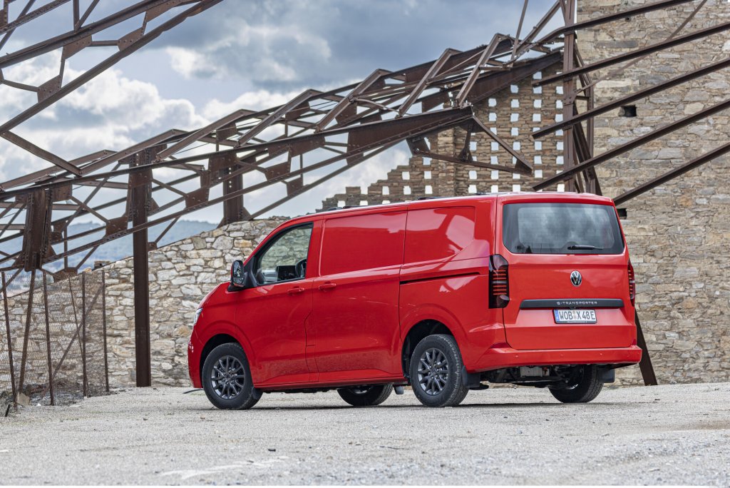 Volkswagen e-transporter 3/4 arrière