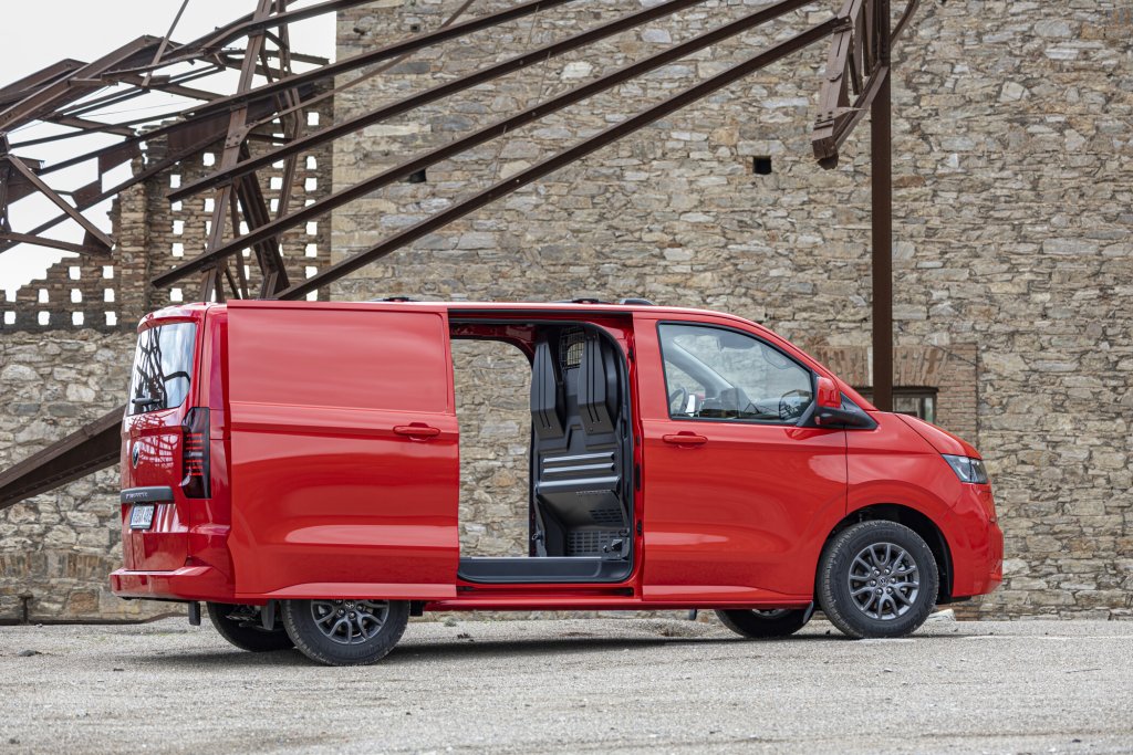Volkswagen e-transporter de profil