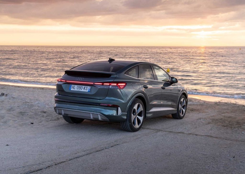 Vue arrière Audi Q4 e-tron