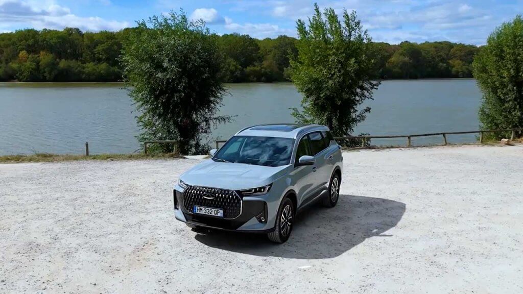 Chery Tiggo 7 vue de haut